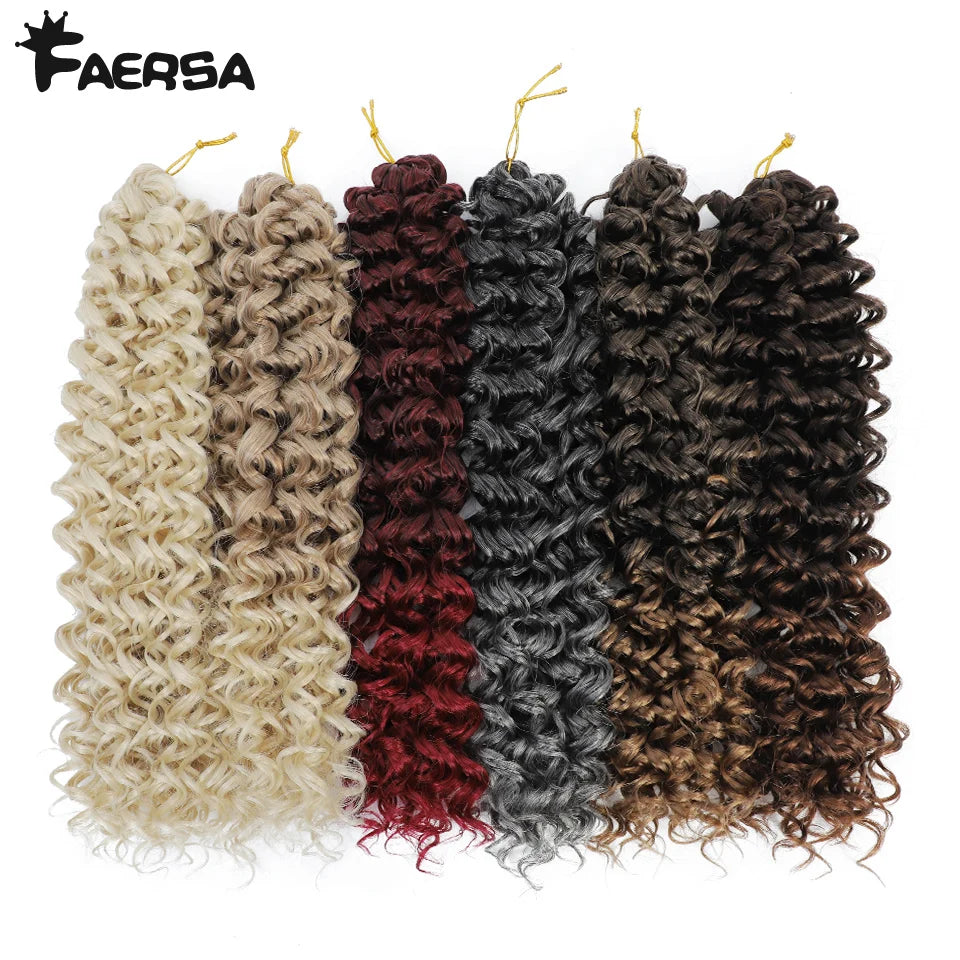 Crochet Hair Afro Curls Braiding Hair Extension Synthetic African Braided Hair For Braids Kinky Curly Soft Ombre Mazo Deep Twist