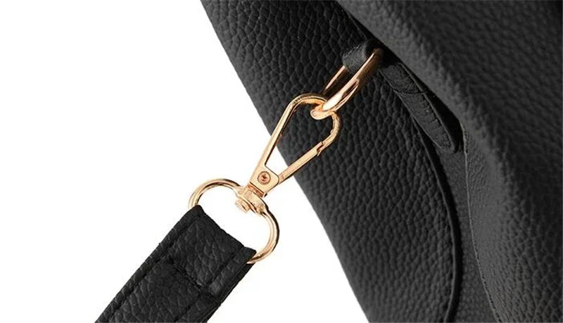 Women Messenger Bags With Flower Pendant Office Ladies Fashion Totes Pure Handbag For Female New Crossbody Shoulder Bags