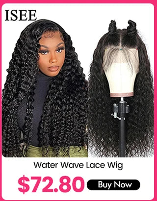 Peruca de cabelo humano encaracolado com fechamento de renda frontal HD 13x6 para mulheres, peruca de cabelo brasileiro ondulado com ondas d'água, 13x4