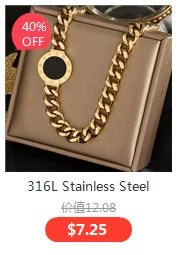 316L Stainless Steel Trend Black Big Heart Pendant Titanium Light Luxury Simple Versatile Necklace Stud Earrings Set