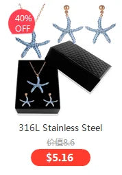 316L Stainless Steel Trend Black Big Heart Pendant Titanium Light Luxury Simple Versatile Necklace Stud Earrings Set