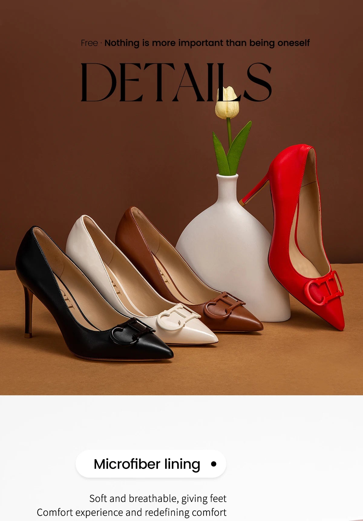 Multi Color Options Solid Color Simple Women's Single Shoes Comfortable to wear Essential for Commuting