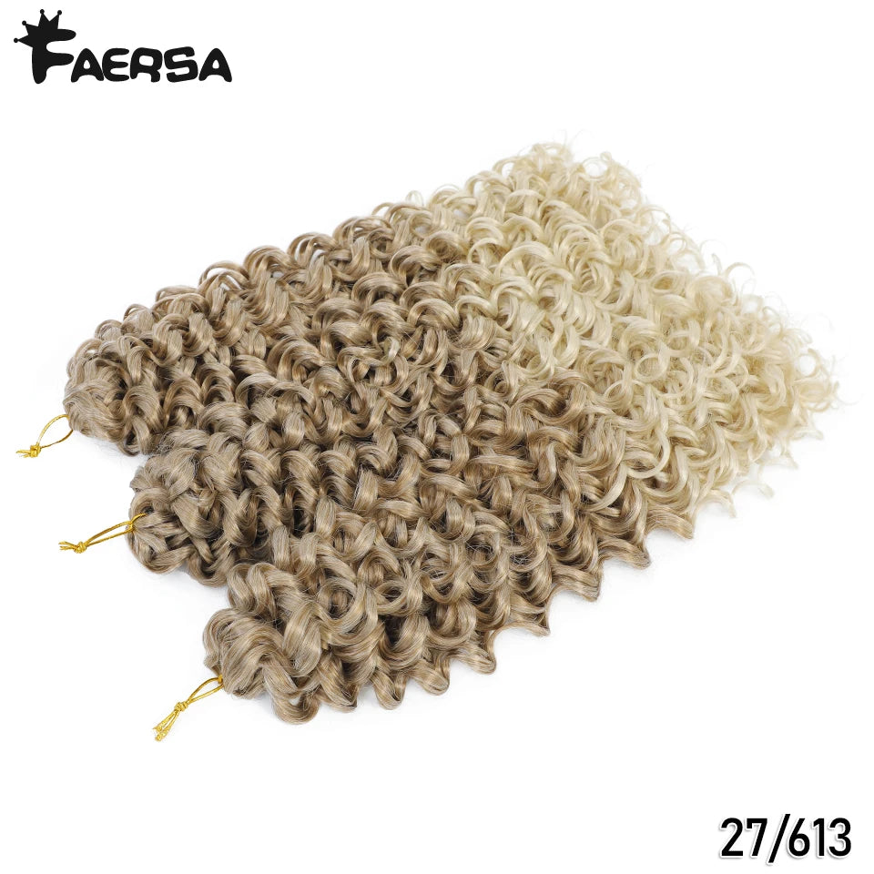 Crochet Hair Afro Curls Braiding Hair Extension Synthetic African Braided Hair For Braids Kinky Curly Soft Ombre Mazo Deep Twist