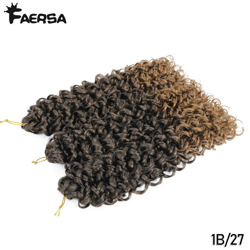 Crochet Hair Afro Curls Braiding Hair Extension Synthetic African Braided Hair For Braids Kinky Curly Soft Ombre Mazo Deep Twist