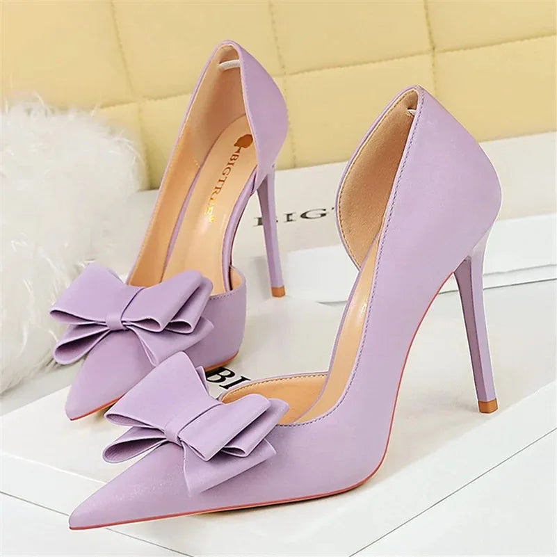 Silk Fabric New Trendy 10CM Metal Ankle Lace up Strappy Sandal Royal Blue Heels for Women 2025