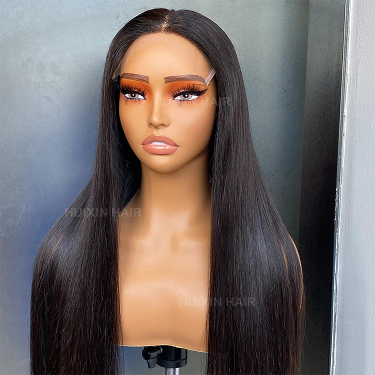 Wholesale 100% Raw Human Vietnamese Straight 6x6 HD Closure Lace Front Hair Glueless Wig