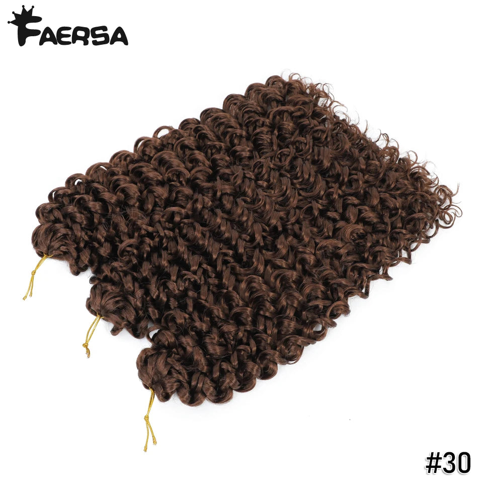 Crochet Hair Afro Curls Braiding Hair Extension Synthetic African Braided Hair For Braids Kinky Curly Soft Ombre Mazo Deep Twist
