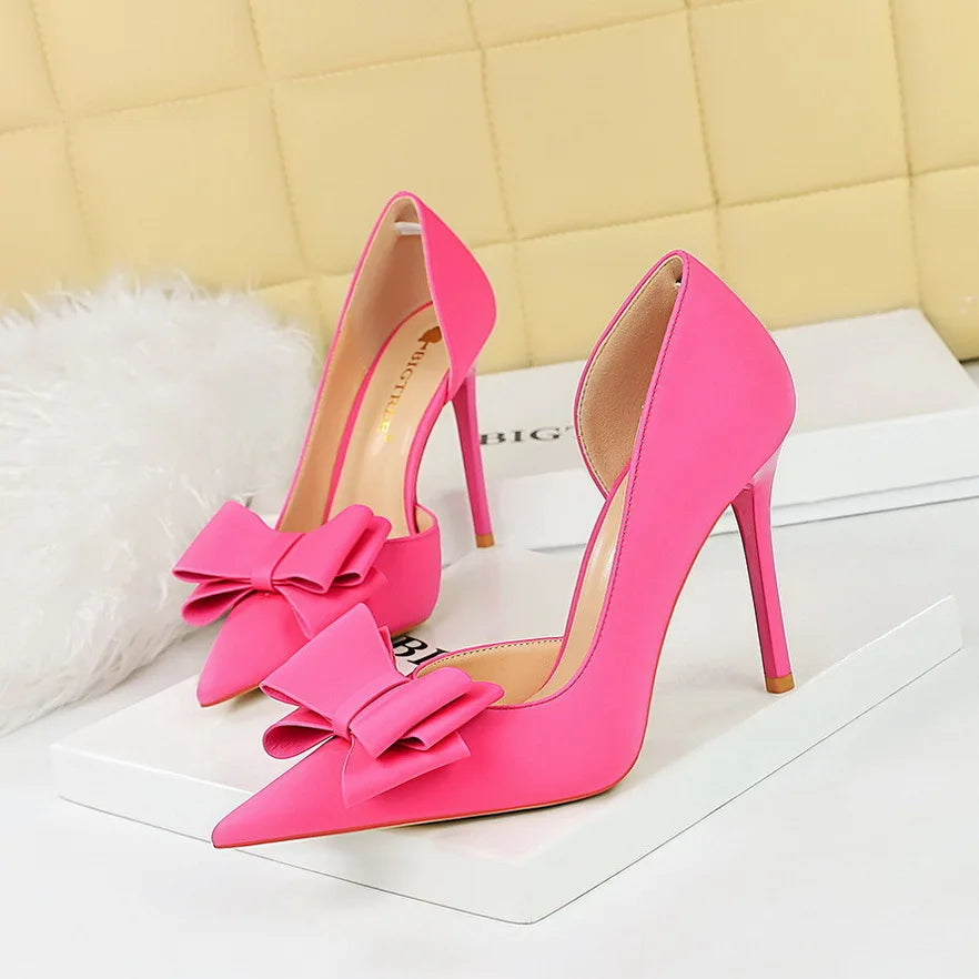 Silk Fabric New Trendy 10CM Metal Ankle Lace up Strappy Sandal Royal Blue Heels for Women 2025