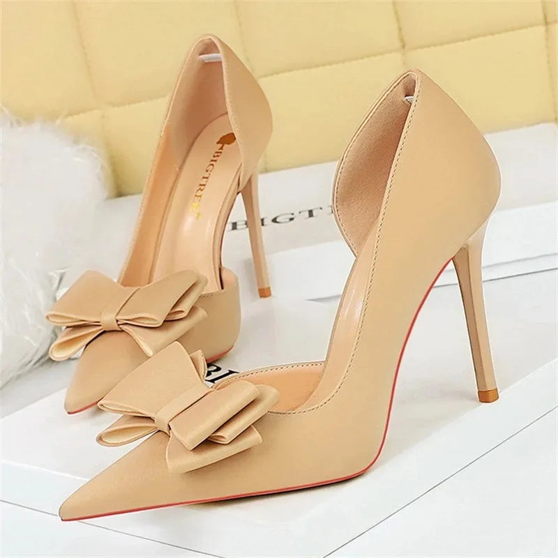 Silk Fabric New Trendy 10CM Metal Ankle Lace up Strappy Sandal Royal Blue Heels for Women 2025