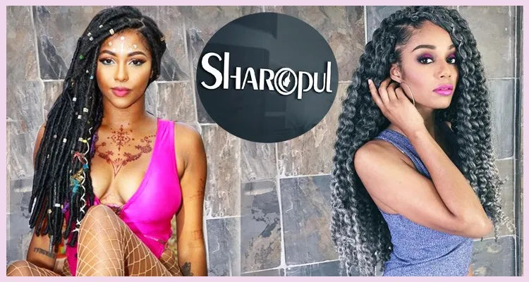 Crochet Box Braids With Curly Ends Ombre Brown Box Braid Crochet Hair Extension Messy Box Braids Synthetic Hair