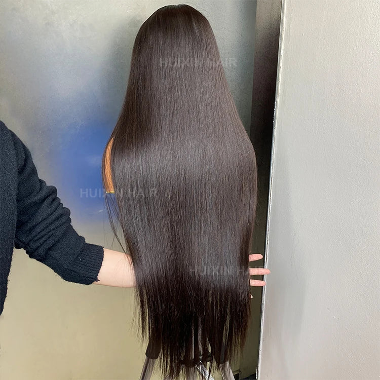 Wholesale 100% Raw Human Vietnamese Straight 6x6 HD Closure Lace Front Hair Glueless Wig