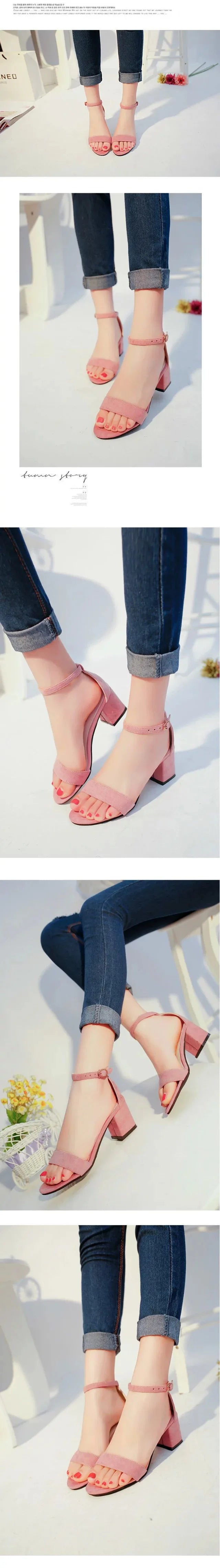 Hot Summer Women Shoes Pumps Dress Shoes High Heels Boat Shoes Wedding Shoes Tenis Feminino With Peep Toe Casual Sandals