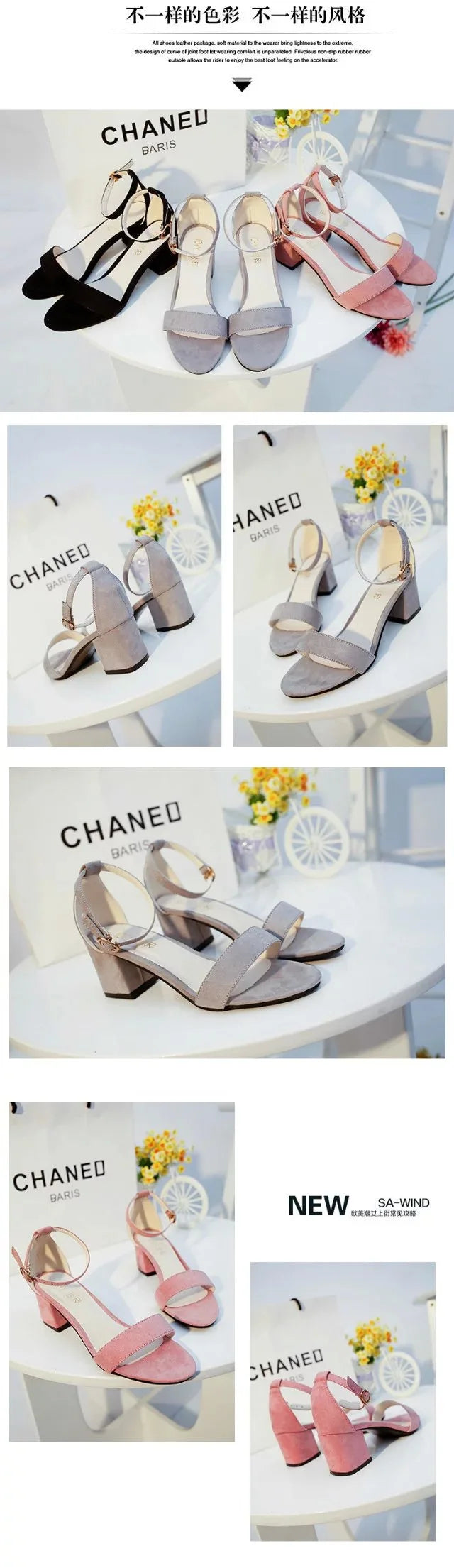 Hot Summer Women Shoes Pumps Dress Shoes High Heels Boat Shoes Wedding Shoes Tenis Feminino With Peep Toe Casual Sandals