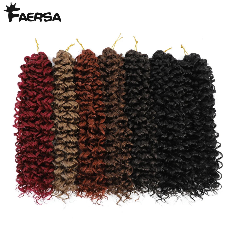 Crochet Hair Afro Curls Braiding Hair Extension Synthetic African Braided Hair For Braids Kinky Curly Soft Ombre Mazo Deep Twist