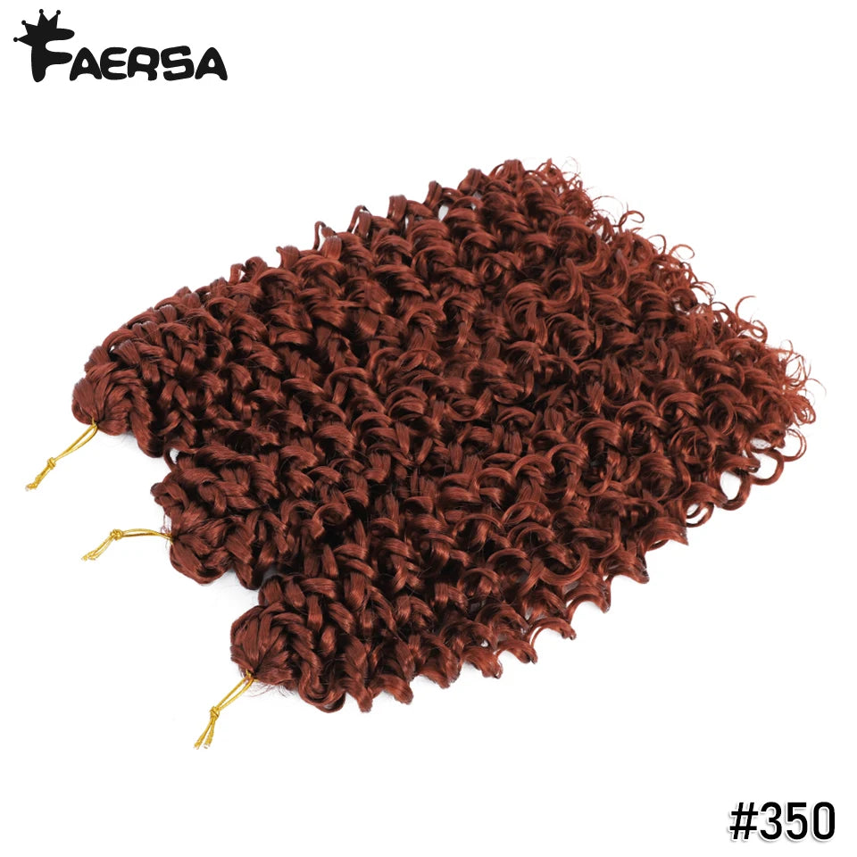 Crochet Hair Afro Curls Braiding Hair Extension Synthetic African Braided Hair For Braids Kinky Curly Soft Ombre Mazo Deep Twist