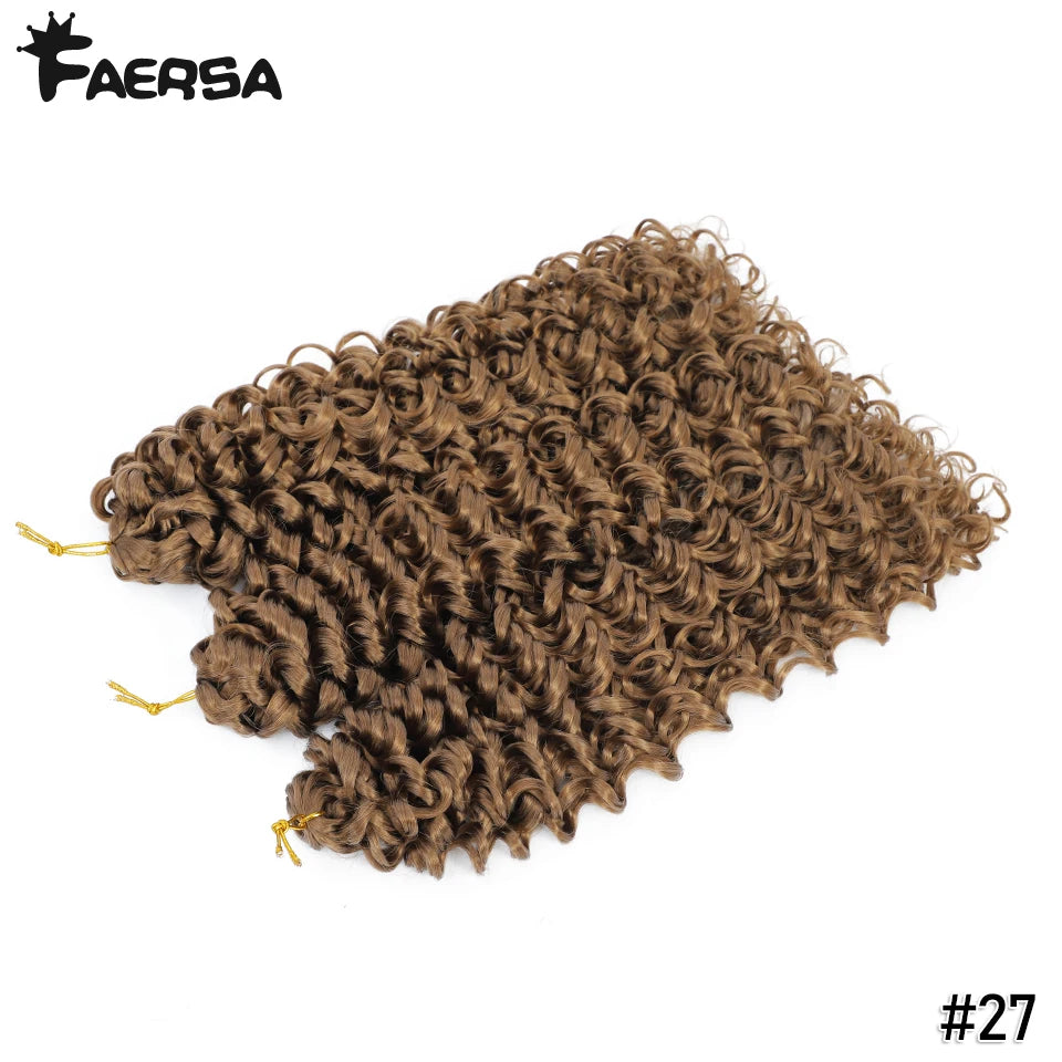 Crochet Hair Afro Curls Braiding Hair Extension Synthetic African Braided Hair For Braids Kinky Curly Soft Ombre Mazo Deep Twist
