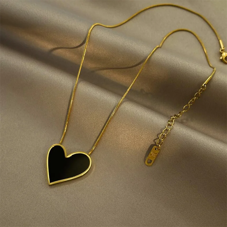 316L Stainless Steel 15 Multiple Different Styles Geometry Pendant Charm Chain Necklaces For Women Fashion Fine Jewelry Gifts