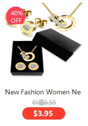 316L Stainless Steel Trend Black Big Heart Pendant Titanium Light Luxury Simple Versatile Necklace Stud Earrings Set