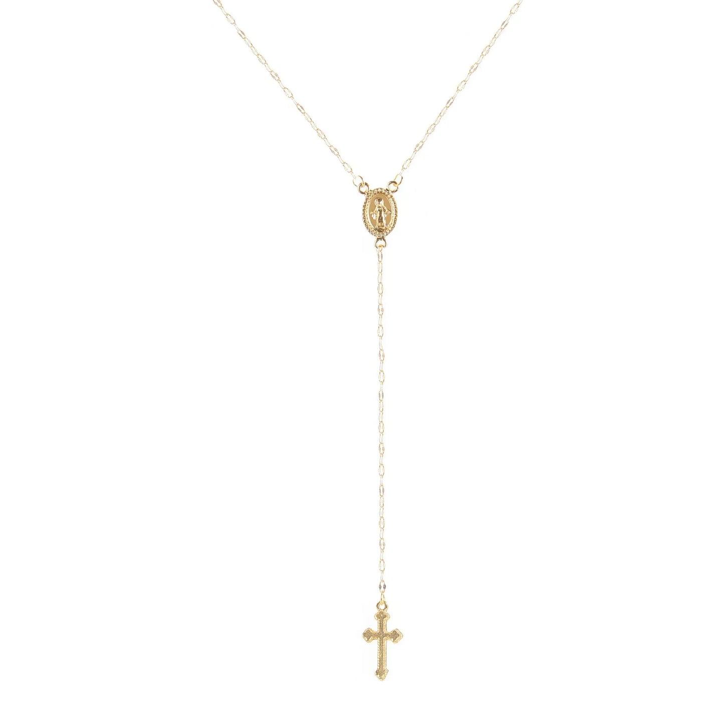 2024 New Fashion Vintage Christian Cross Bohemia Religious Rosary Pendant Necklace For Women Charm Jewelry Gifts