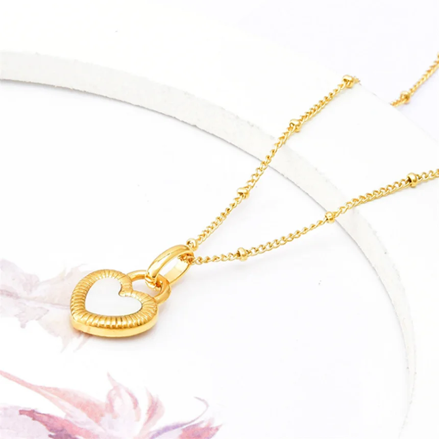 316L Stainless Steel 15 Multiple Different Styles Geometry Pendant Charm Chain Necklaces For Women Fashion Fine Jewelry Gifts