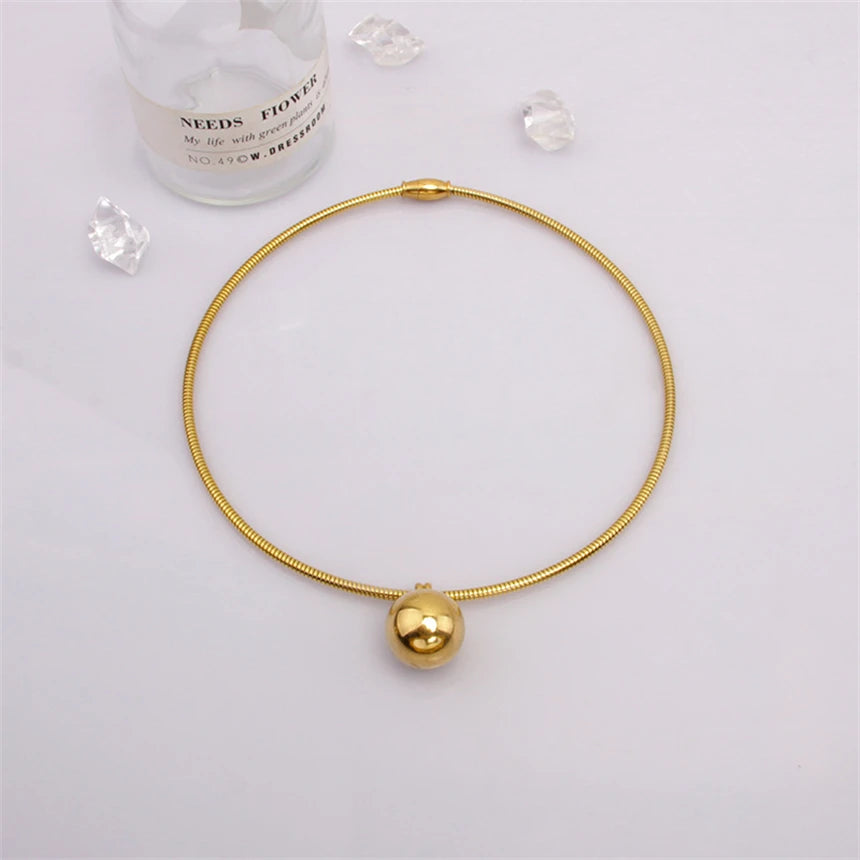 316L Stainless Steel 15 Multiple Different Styles Geometry Pendant Charm Chain Necklaces For Women Fashion Fine Jewelry Gifts