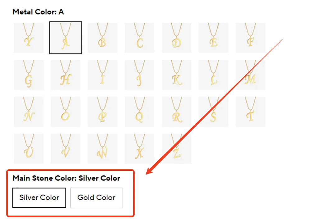 Amaxer Stainless Steel Necklace A To Z 26 Letters Initial Minimalist Necklaces For Women Big Alphabet Pendant Gifts Jewelry