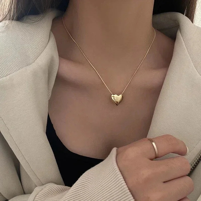 Подвеска На Шею Pendant Necklace For Women Fashion Vintage Party Jewelry Birthday Gift Piece Chain Choker Collares Para Mujer