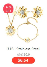 316L Stainless Steel Trend Black Big Heart Pendant Titanium Light Luxury Simple Versatile Necklace Stud Earrings Set
