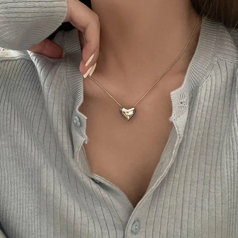 Подвеска На Шею Pendant Necklace For Women Fashion Vintage Party Jewelry Birthday Gift Piece Chain Choker Collares Para Mujer