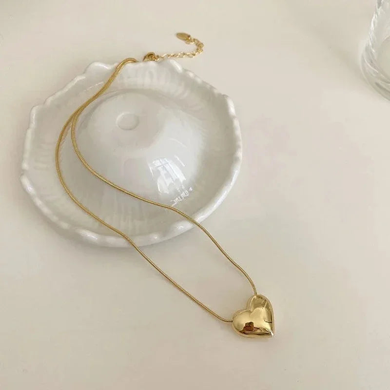 Подвеска На Шею Pendant Necklace For Women Fashion Vintage Party Jewelry Birthday Gift Piece Chain Choker Collares Para Mujer