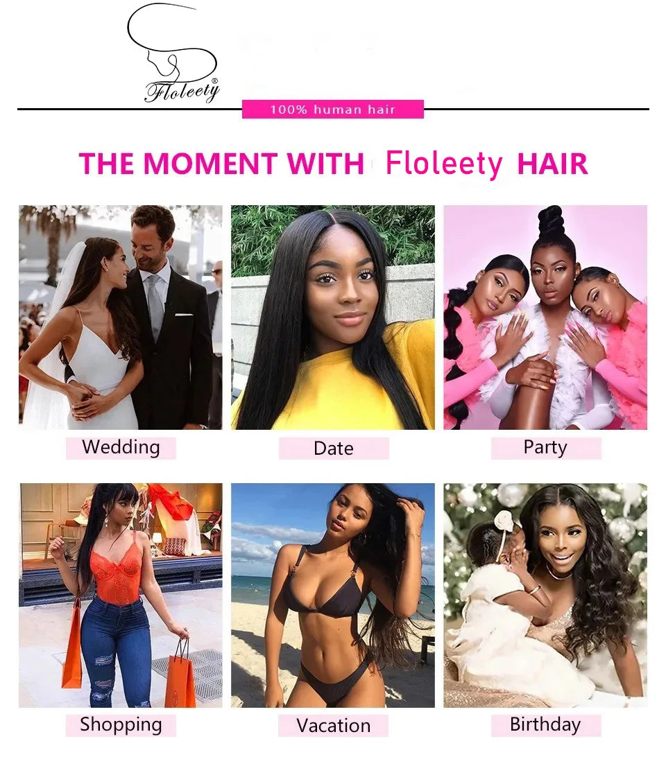 Straight Short Bob Wigs Human Hair 13x4 HD Lace Frontal Human Hair Wigs Glueless Bob wig 4x4 Lace Closure Wigs For Women 180%