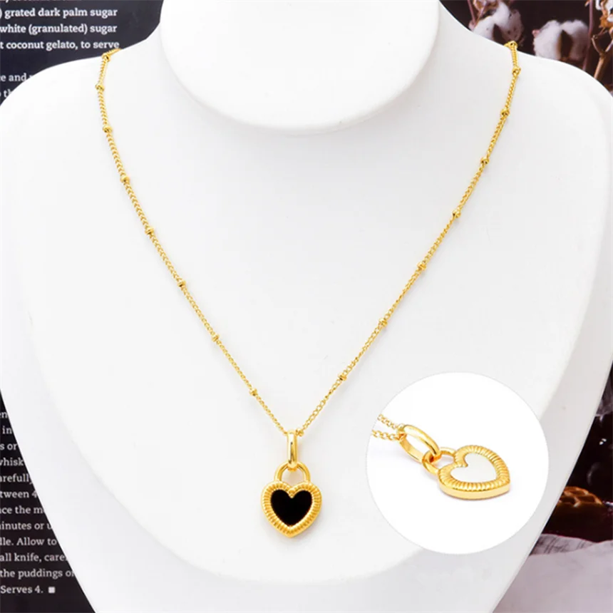 316L Stainless Steel 15 Multiple Different Styles Geometry Pendant Charm Chain Necklaces For Women Fashion Fine Jewelry Gifts