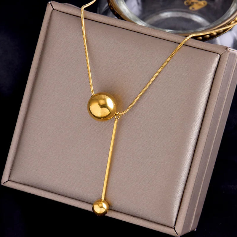 Fashion Letter Good Luck Butterfly Titanium Steel Choker Necklace For Woman Gothic Jewelry Hip Hop Party Sexy Clavicle Chain
