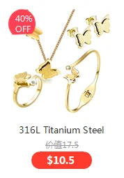 316L Stainless Steel Trend Black Big Heart Pendant Titanium Light Luxury Simple Versatile Necklace Stud Earrings Set