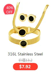 316L Stainless Steel Trend Black Big Heart Pendant Titanium Light Luxury Simple Versatile Necklace Stud Earrings Set