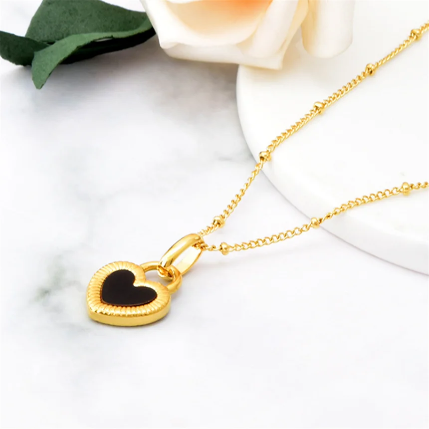 316L Stainless Steel 15 Multiple Different Styles Geometry Pendant Charm Chain Necklaces For Women Fashion Fine Jewelry Gifts