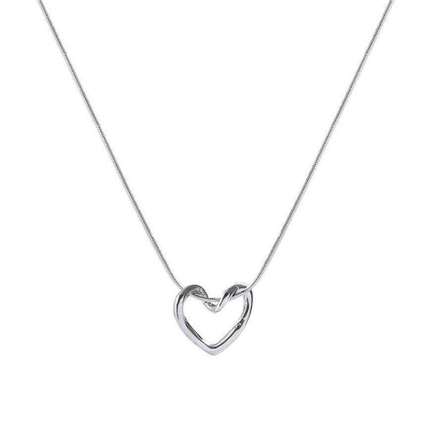 316L Stainless Steel 15 Multiple Different Styles Geometry Pendant Charm Chain Necklaces For Women Fashion Fine Jewelry Gifts