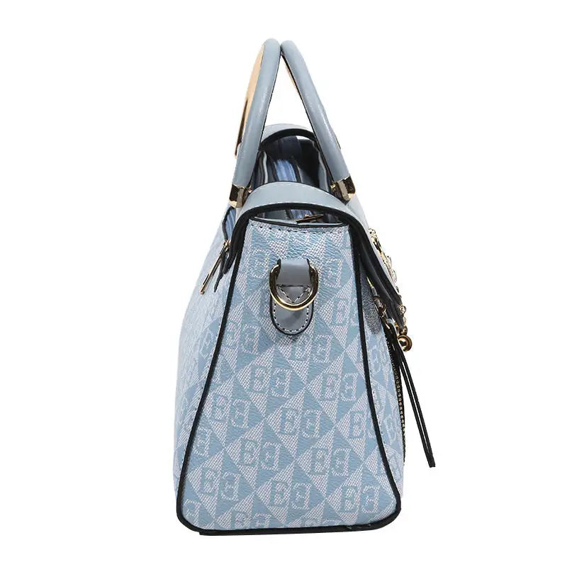 High Quality Bags Fashion Print Leather Shoulder Bag Luxury Design Shoulder Bag Elegant Small Square Bag