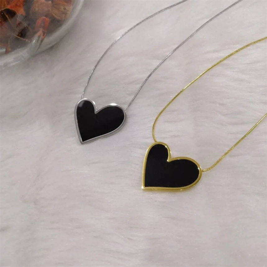 316L Stainless Steel 15 Multiple Different Styles Geometry Pendant Charm Chain Necklaces For Women Fashion Fine Jewelry Gifts