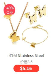 316L Stainless Steel Trend Black Big Heart Pendant Titanium Light Luxury Simple Versatile Necklace Stud Earrings Set
