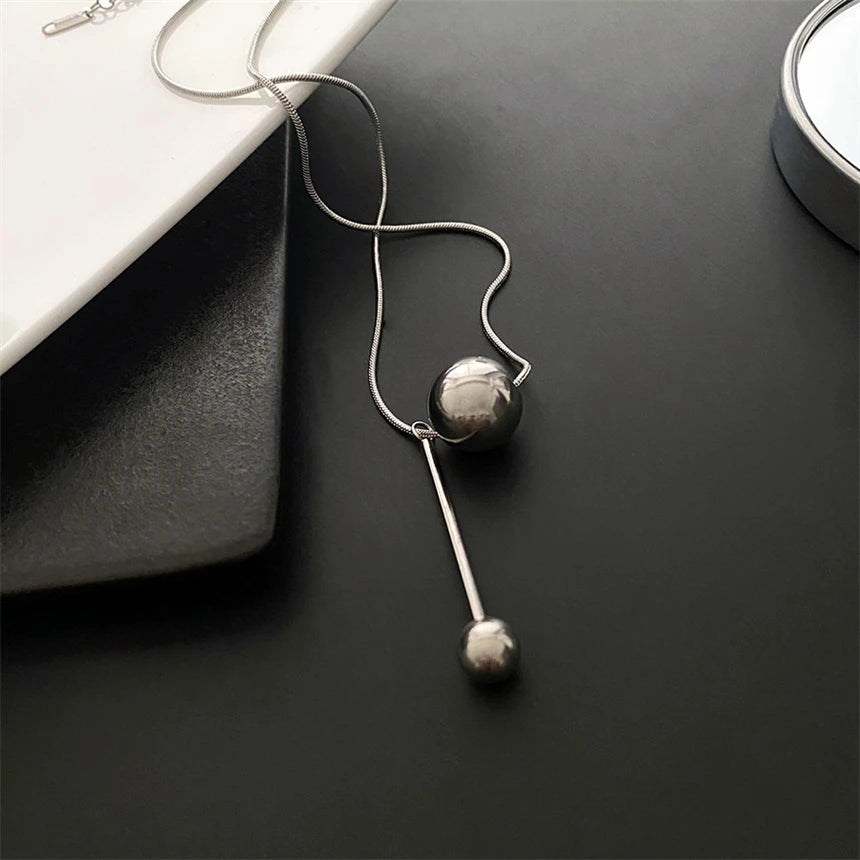 316L Stainless Steel 15 Multiple Different Styles Geometry Pendant Charm Chain Necklaces For Women Fashion Fine Jewelry Gifts