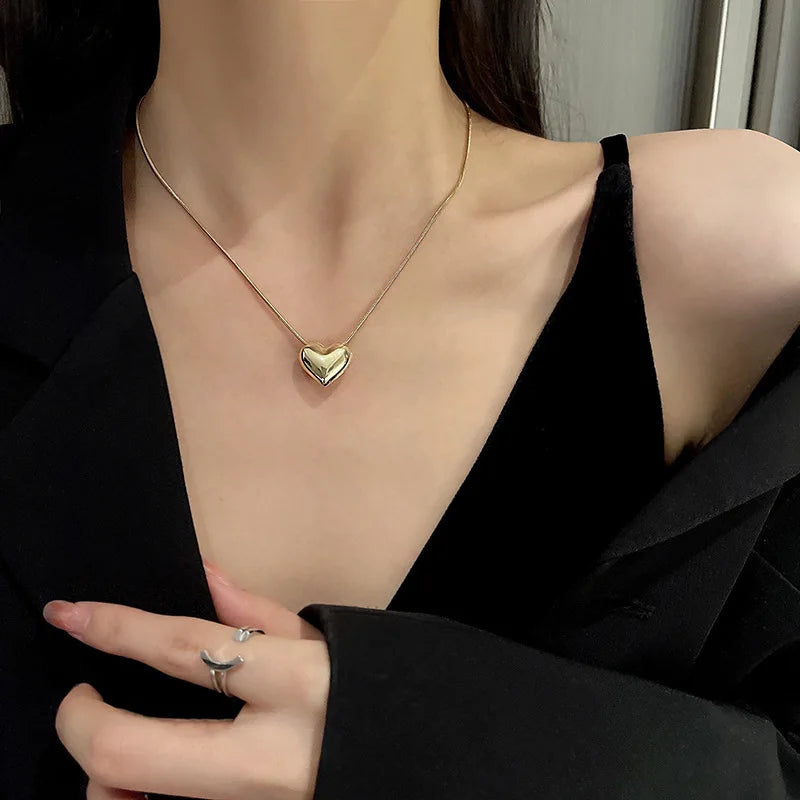 Подвеска На Шею Pendant Necklace For Women Fashion Vintage Party Jewelry Birthday Gift Piece Chain Choker Collares Para Mujer