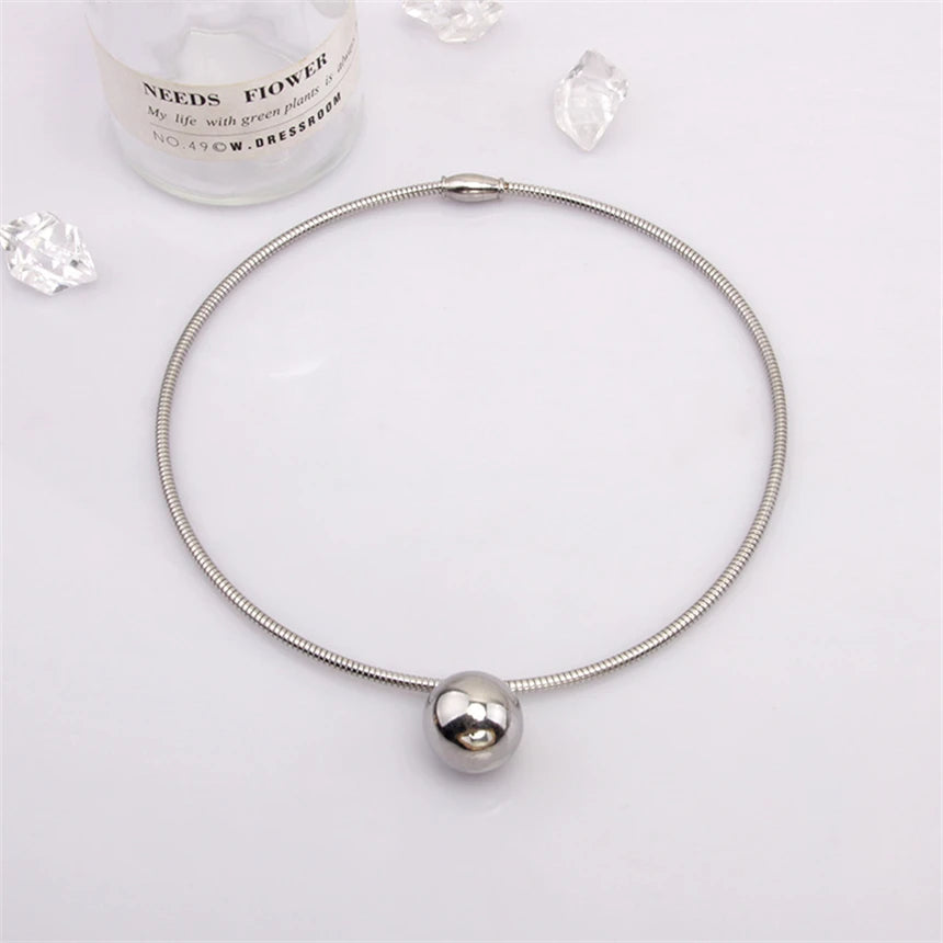 316L Stainless Steel 15 Multiple Different Styles Geometry Pendant Charm Chain Necklaces For Women Fashion Fine Jewelry Gifts
